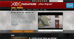 Desktop Screenshot of debrecen.parapark.hu